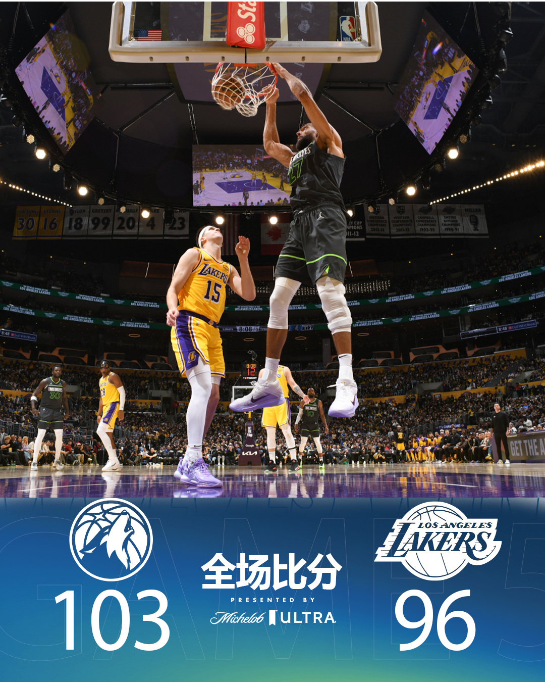 湖人逆转篮网，西亚卡姆扛起全队